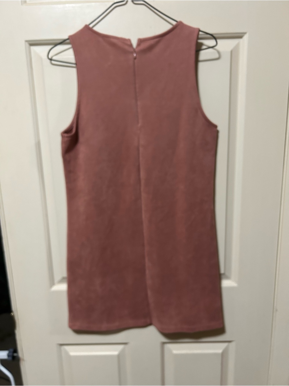 Forever 21 Rose Mauve Velvet Sleeveless Mini Dress - Picture 4 of 4
